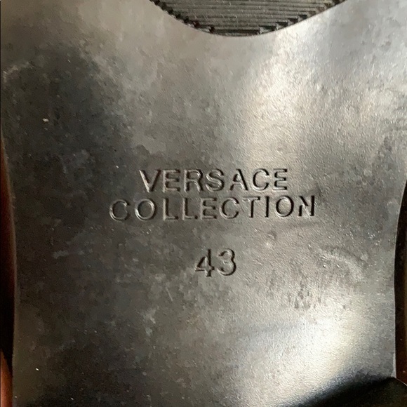 Versace Collection Patent Leather Penny Loafer - Picture 8 of 12